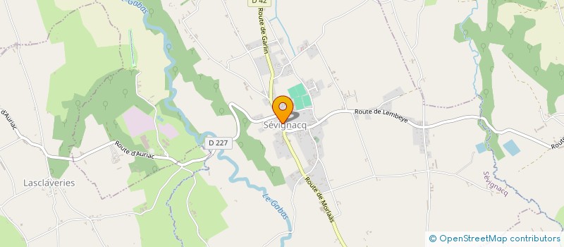 localisation de l'entreprise MADAME MARTINE MONDEILH  SEVIGNACQ