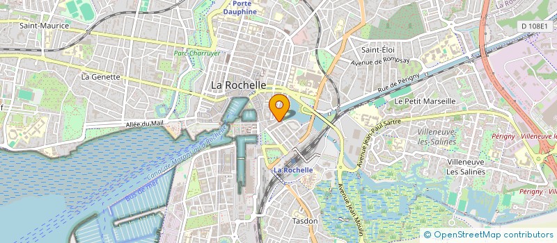 localisation de l'entreprise MADAME MARTINE MONEYRON  LA ROCHELLE