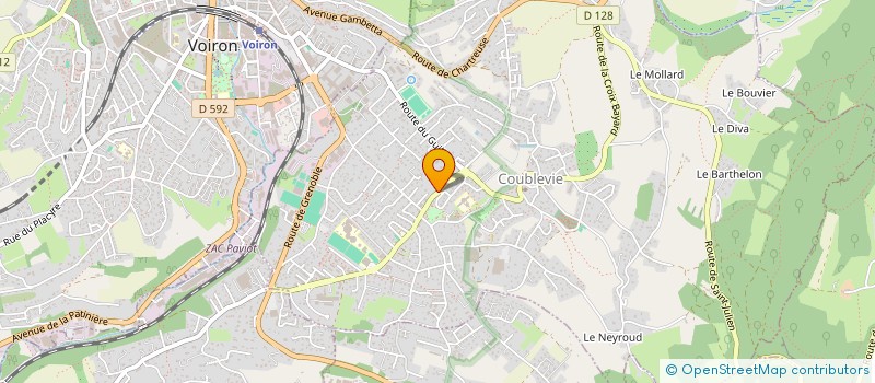 localisation de l'entreprise MADAME MARTINE MONEYRON  COUBLEVIE