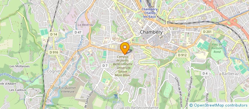 localisation de l'entreprise MADAME MARTINE MONNET  CHAMBERY