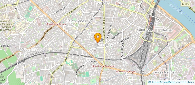 localisation de l'entreprise MADAME MARTINE MONSEY  BORDEAUX