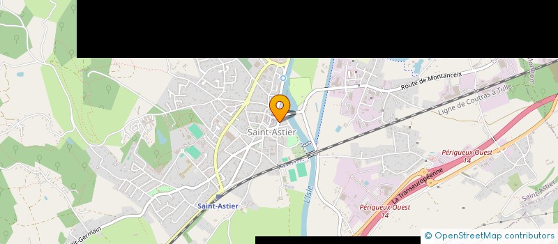localisation de l'entreprise MADAME MARTINE MONTAGUT  SAINT-ASTIER