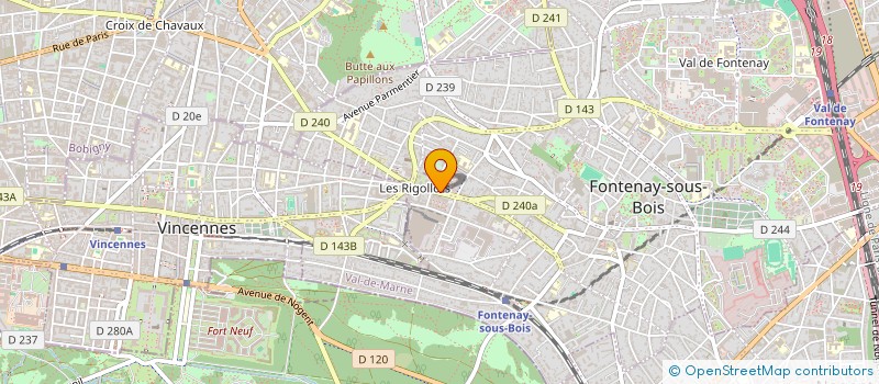 localisation de l'entreprise MADAME MARTINE MONTELLA à FONTENAY-SOUS-BOIS
