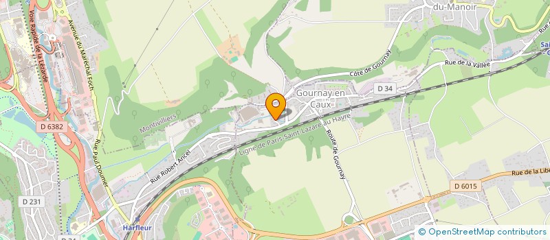 localisation de l'entreprise MADAME MARTINE MONTFORT  GONFREVILLE-L'ORCHER