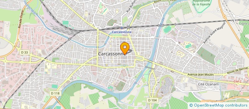 localisation de l'entreprise MADAME MARTINE MONTHULE  CARCASSONNE