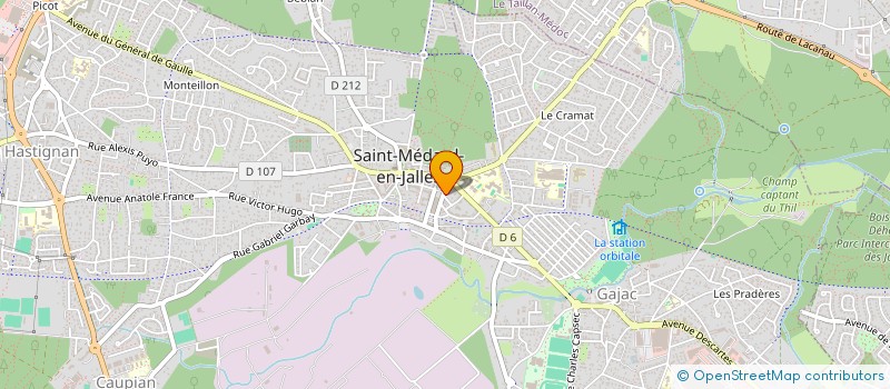 localisation de l'entreprise MADAME MARTINE MONTIGNAC à SAINT-MEDARD-EN-JALLES
