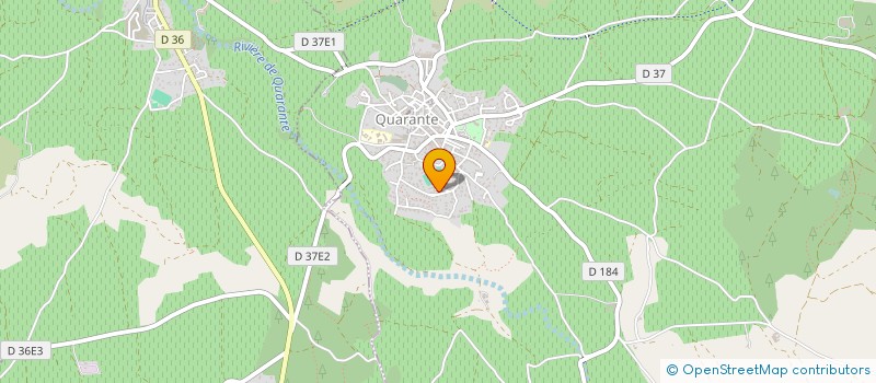 localisation de l'entreprise MADAME MARTINE MORCILLO  QUARANTE