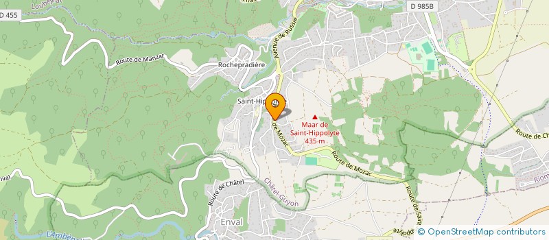 localisation de l'entreprise MADAME MARTINE MOREAU à CHATEL-GUYON