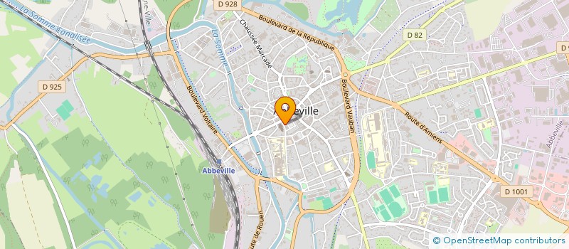 localisation de l'entreprise MADAME MARTINE MORELLEC à ABBEVILLE