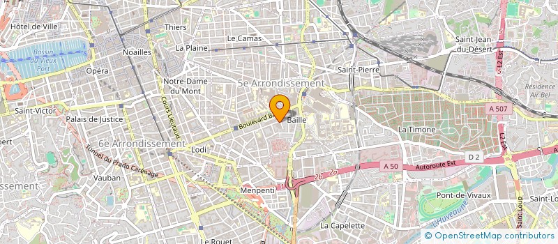 localisation de l'entreprise MADAME MARTINE MORENO à MARSEILLE
