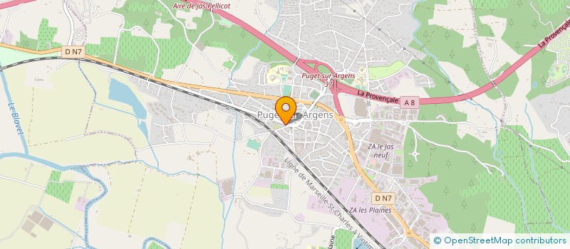 localisation de l'entreprise MADAME MARTINE MORINO à PUGET-SUR-ARGENS
