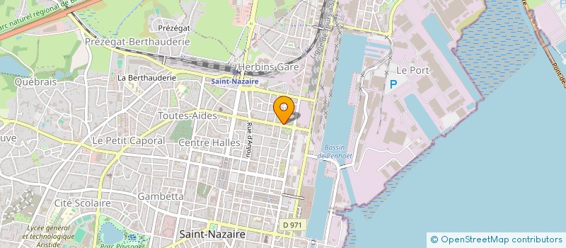 localisation de l'entreprise MADAME MARTINE MORISSEAU  SAINT-NAZAIRE