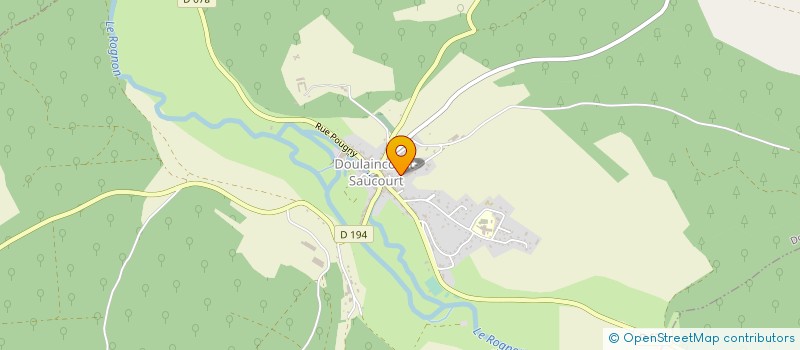 localisation de l'entreprise MADAME MARTINE MORTIER à ROCHES-BETTAINCOURT