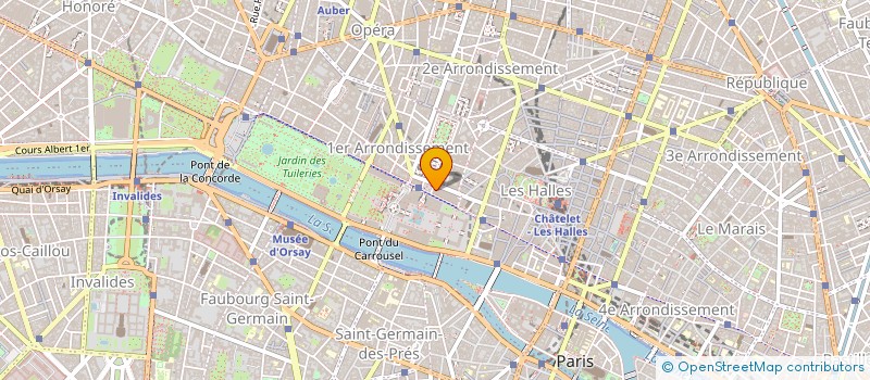 localisation de l'entreprise MADAME MARTINE MOUGIN à PARIS
