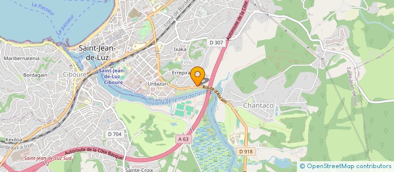 localisation de l'entreprise MADAME MARTINE MOUHICA MURUA à SAINT-JEAN-DE-LUZ