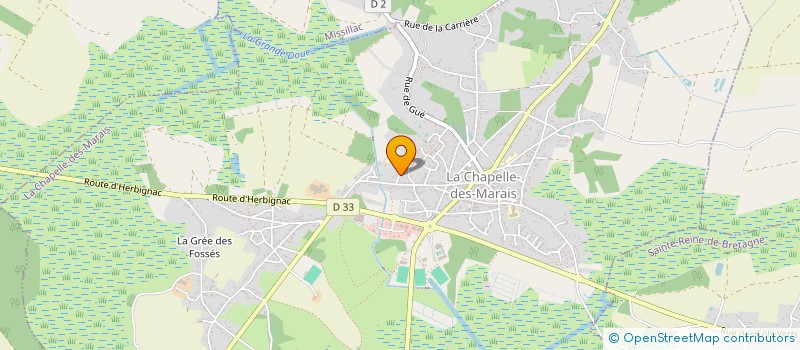 localisation de l'entreprise MADAME MARTINE MOUNESTES  LA CHAPELLE-DES-MARAIS