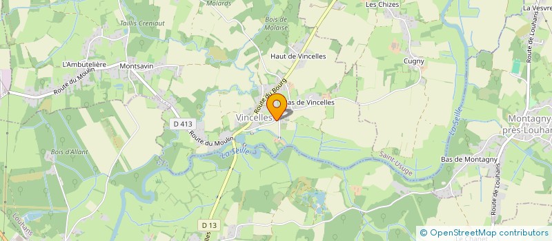 localisation de l'entreprise MADAME MARTINE MOUREY  VINCELLES