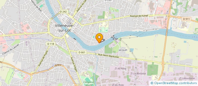 localisation de l'entreprise MADAME MARTINE MOURLEAU  VILLENEUVE-SUR-LOT