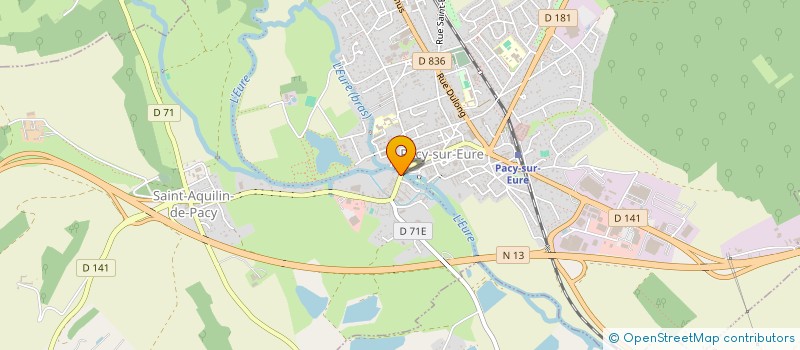 localisation de l'entreprise MADAME MARTINE MOUTOT  PACY-SUR-EURE