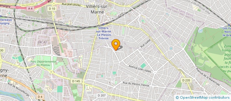 localisation de l'entreprise MADAME MARTINE MULLER à CHAMPIGNY-SUR-MARNE