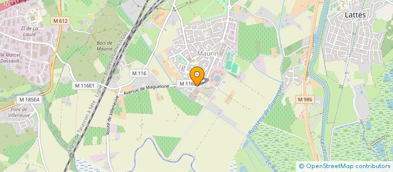 localisation de l'entreprise MADAME MARTINE MURCIA à LATTES