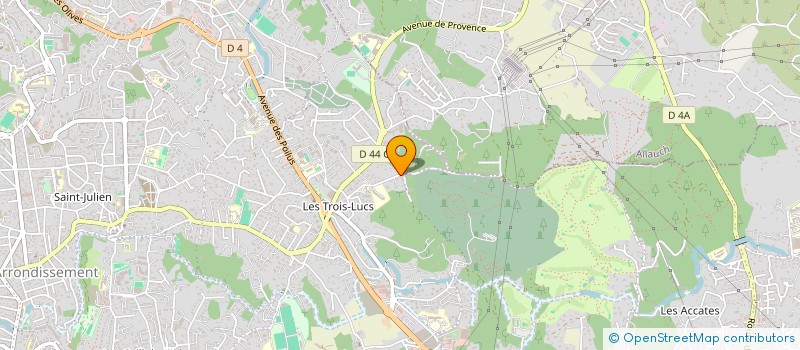 localisation de l'entreprise MADAME MARTINE MURE à MARSEILLE