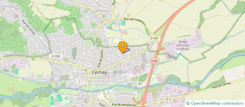 localisation de l'entreprise MADAME MARTINE NASS à CERNAY