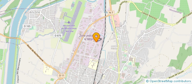 localisation de l'entreprise MADAME MARTINE NEBOUT  MONTELIMAR