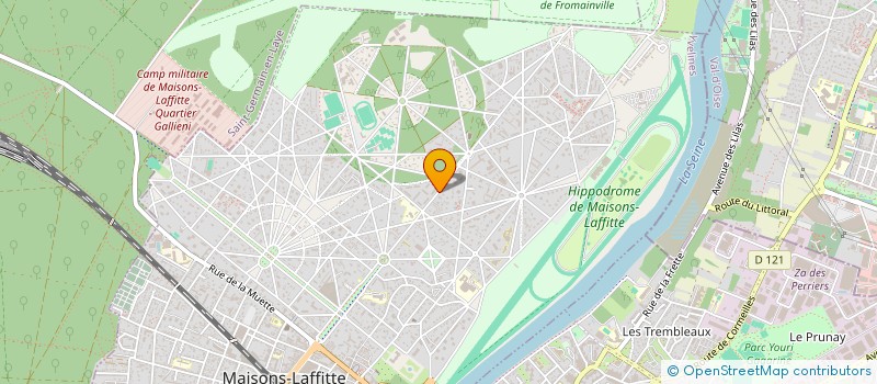 localisation de l'entreprise MADAME MARTINE NGOUDZO MABAH à MAISONS-LAFFITTE