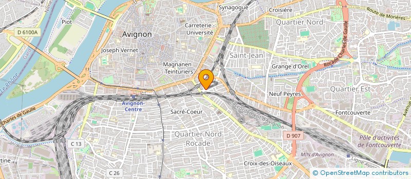 localisation de l'entreprise MADAME MARTINE NICOLE DAMMAN  AVIGNON