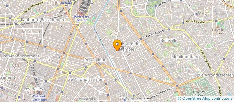 localisation de l'entreprise MADAME MARTINE NICOLE LUCIE BREHERET à PARIS 10