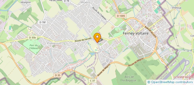 localisation de l'entreprise MADAME MARTINE NICOLLE à FERNEY-VOLTAIRE