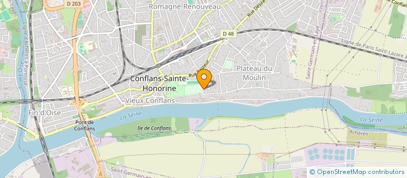localisation de l'entreprise MADAME MARTINE NKOME - EBALE à CONFLANS-SAINTE-HONORINE
