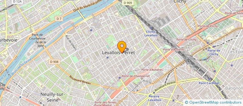localisation de l'entreprise MADAME MARTINE NOEL à LEVALLOIS-PERRET