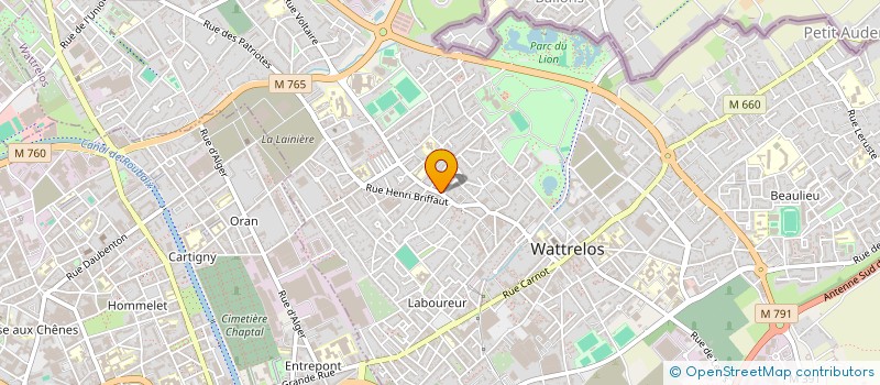 localisation de l'entreprise MADAME MARTINE NOIRET à WATTRELOS