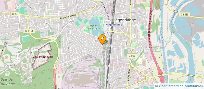 localisation de l'entreprise MADAME MARTINE NORMAND  HAGONDANGE