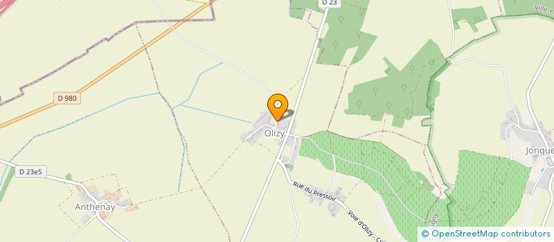 localisation de l'entreprise MADAME MARTINE NOTTELLET  OLIZY