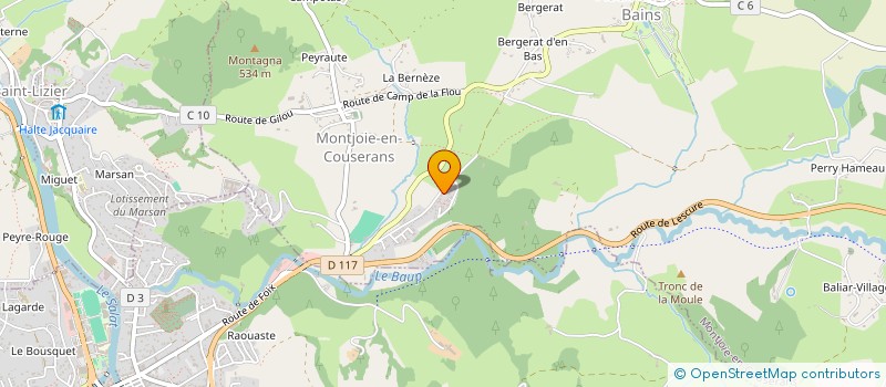 localisation de l'entreprise MADAME MARTINE NUTTE à MONTJOIE-EN-COUSERANS