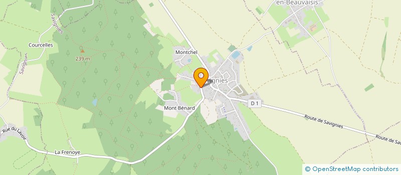 localisation de l'entreprise MADAME MARTINE OCTAU à SAVIGNIES