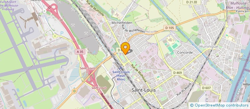 localisation de l'entreprise MADAME MARTINE ODY  SAINT-LOUIS