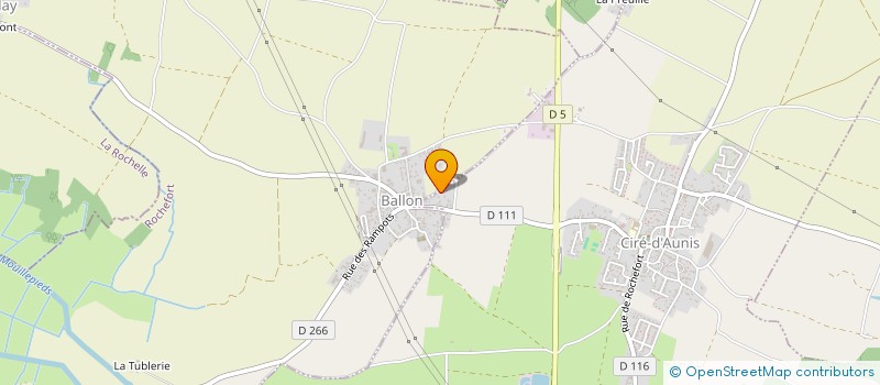 localisation de l'entreprise MADAME MARTINE ORDUREAU  LE THOU