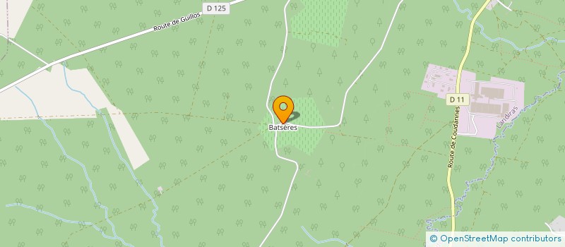 localisation de l'entreprise MADAME MARTINE ORILLET  LANDIRAS