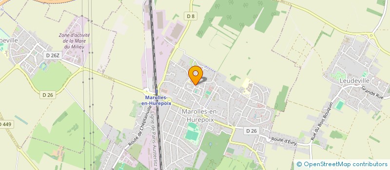 localisation de l'entreprise MADAME MARTINE OURLIAC  MAROLLES-EN-HUREPOIX