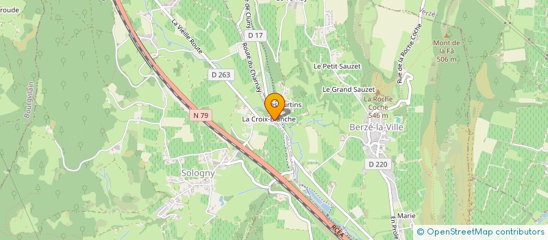 localisation de l'entreprise MADAME MARTINE PACAUD  SOLOGNY