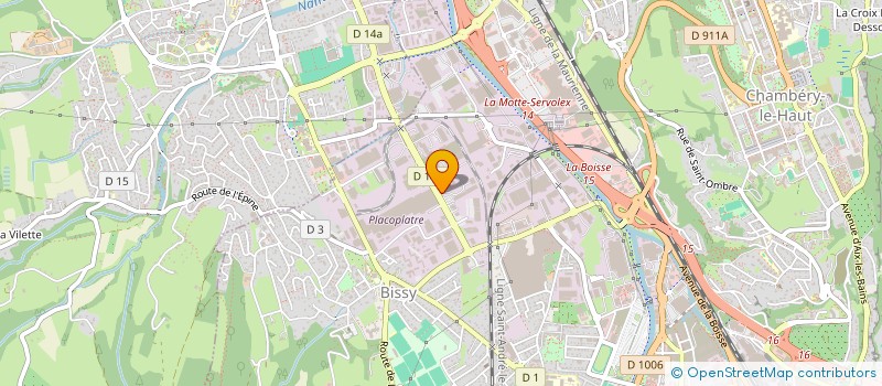 localisation de l'entreprise MADAME MARTINE PADILLA à CHAMBERY