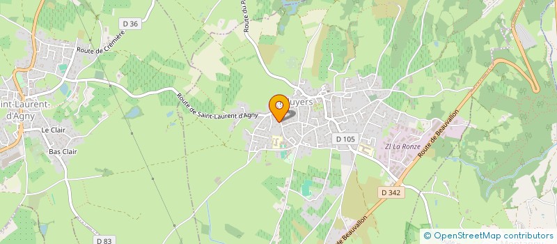 localisation de l'entreprise MADAME MARTINE PAGAN  TALUYERS