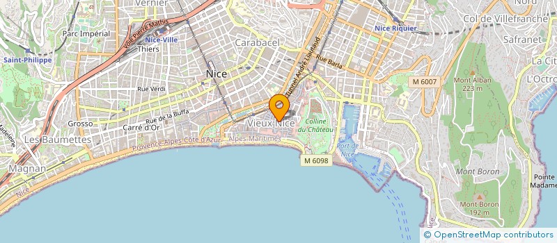 localisation de l'entreprise MADAME MARTINE PAGNOL à NICE