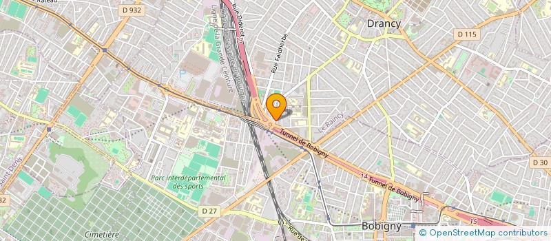 localisation de l'entreprise MADAME MARTINE PAGNON  DRANCY