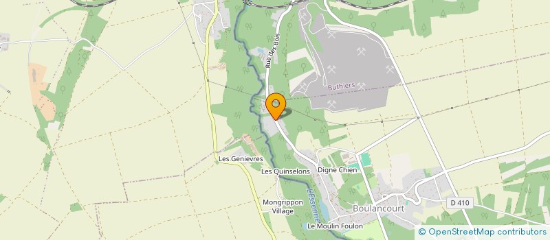 localisation de l'entreprise MADAME MARTINE PAILLARD  BOULANCOURT