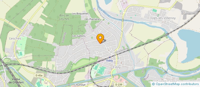 localisation de l'entreprise MADAME MARTINE PAINCHAUD  CONDE-SAINTE-LIBIAIRE